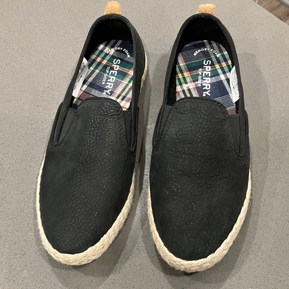 Sperry Shoes - Sperry Women’s Black Slip-On Loafers